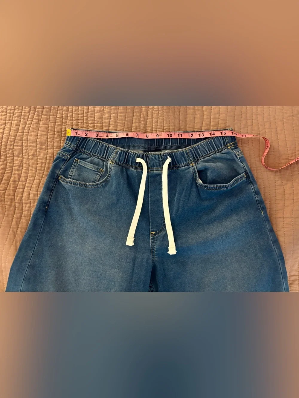 GAP Women's Mid Rise Knit Easy Baggy Jeans